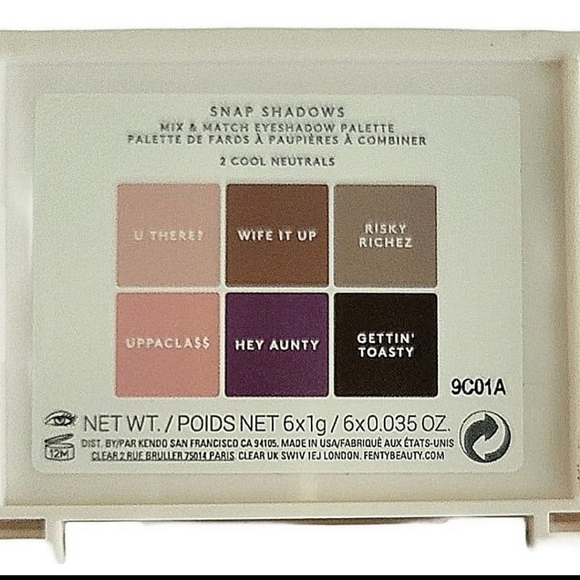 Fenty Beauty Snap Shadow #2 Cool Neutrals NWOT - Picture 6 of 7